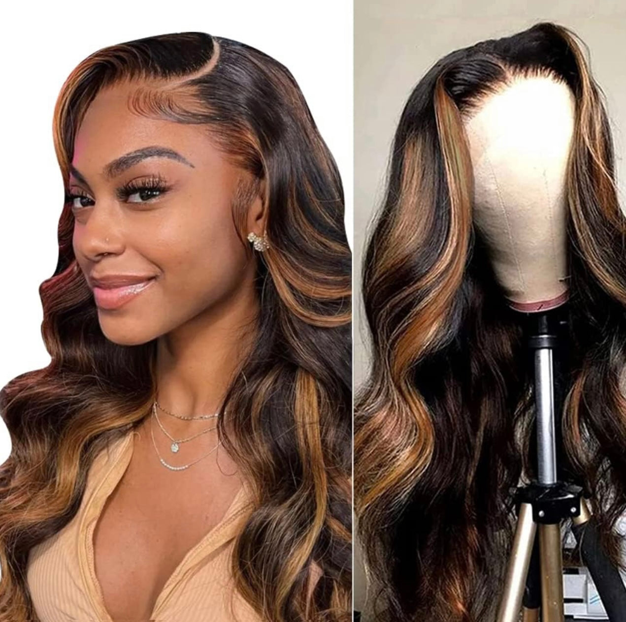 Brazilian Body Wave Highlight Wig